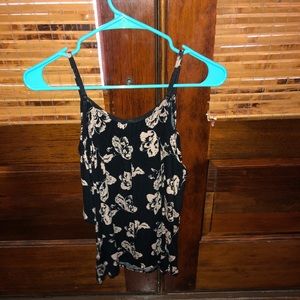 Cold shoulder tank